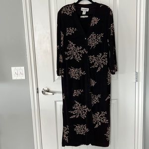 Ronni Nicole 2pcs maxi dress with long jacket. Size 18 W.